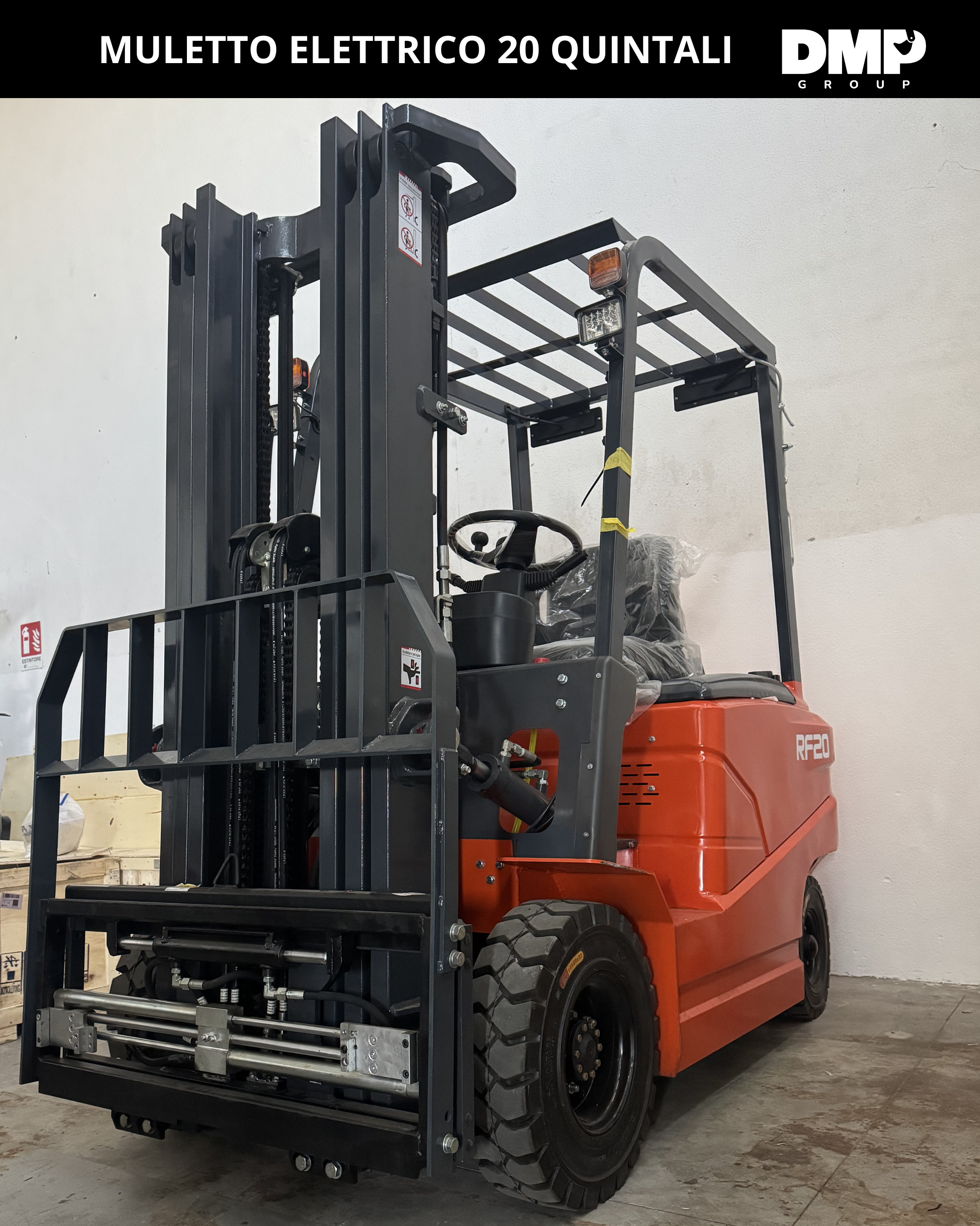 Carrello elevatore elettrico 20 quintali